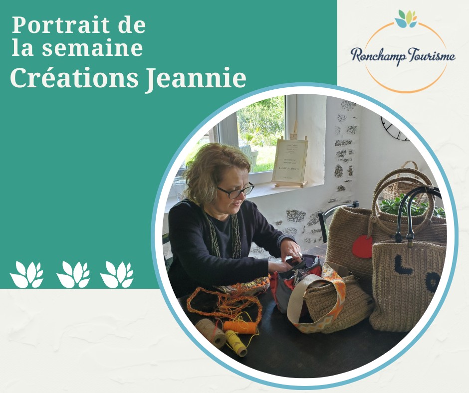  Affiche de Ronchamp Toursime Vosges du Sud pour le Portrait de la semaine sur Créations Jeannie 
