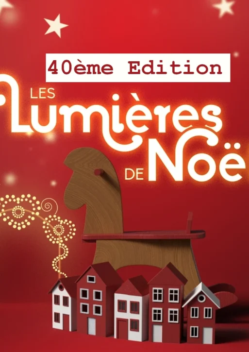 Affiche pour les Lumières de Noel de Montbéliard