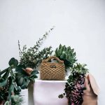 Carlita Mini sac crocheté en ficelle de jute beige