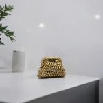 Mana Pochette à main dorée