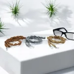 Cordons Lunettes Cordon à lunettes crocheté en fil ruban