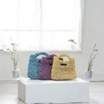 Mini Sac Bambina Mini sac crocheté en raphia